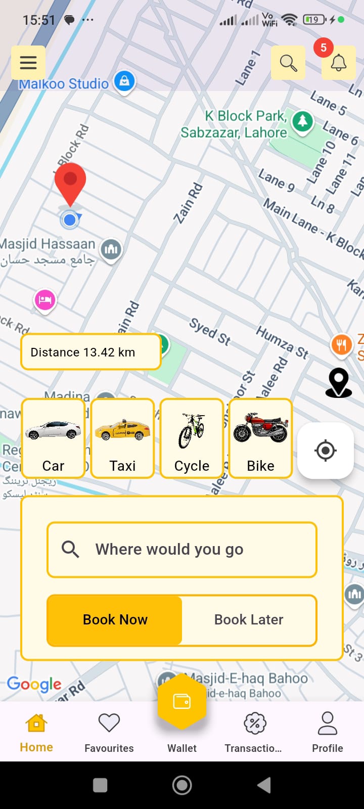Ride Share App