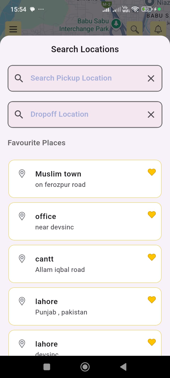Ride Share Screen 5
